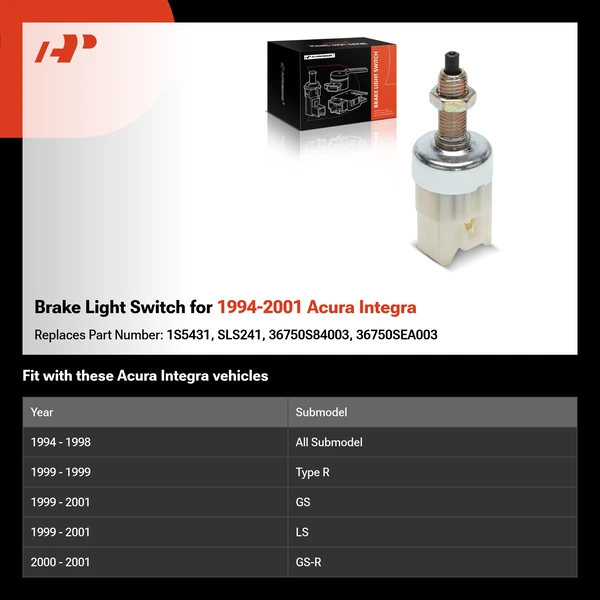 Brake Light Switch for 1994-2001 Acura Integra