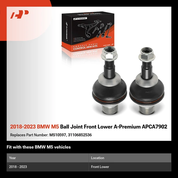 2018-2023 BMW M5 Ball Joint Front Lower A-Premium APCA7902