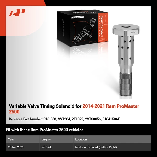 Variable Valve Timing Solenoid for 2014-2021 Ram ProMaster 2500