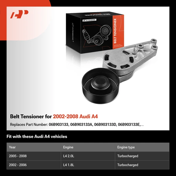 Belt Tensioner for 2002-2008 Audi A4