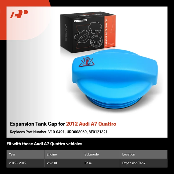 Expansion Tank Cap for 2012 Audi A7 Quattro
