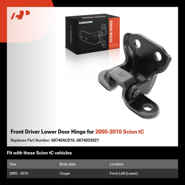 Front Driver Lower Door Hinge for 2005-2010 Scion tC
