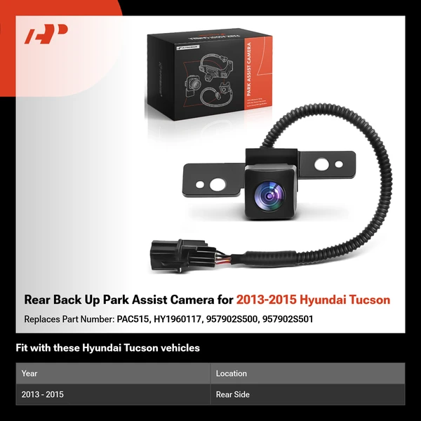 Rear Back Up Park Assist Camera for 2013-2015 Hyundai Tucson