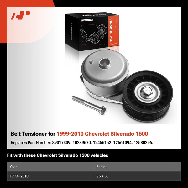 Belt Tensioner for 1999-2010 Chevrolet Silverado 1500