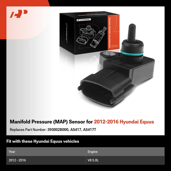 Manifold Pressure (MAP) Sensor for 2012-2016 Hyundai Equus