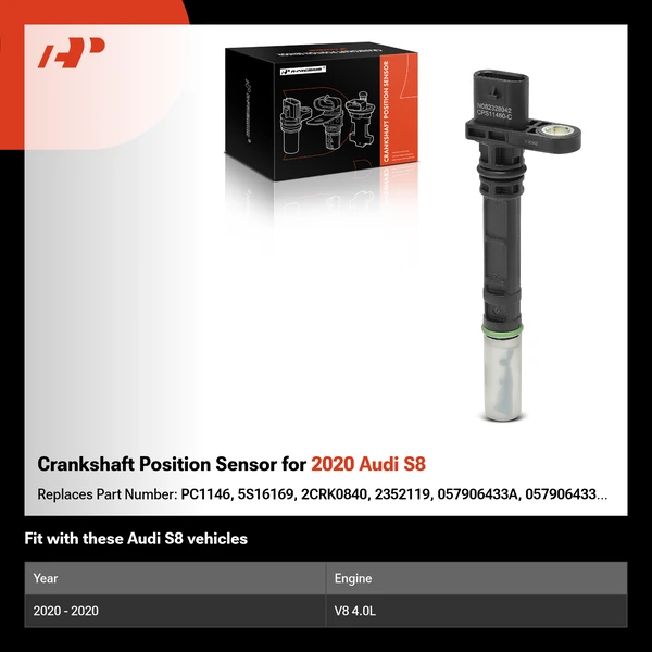 Crankshaft Position Sensor for 2020 Audi S8