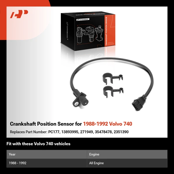 Crankshaft Position Sensor for 1988-1992 Volvo 740