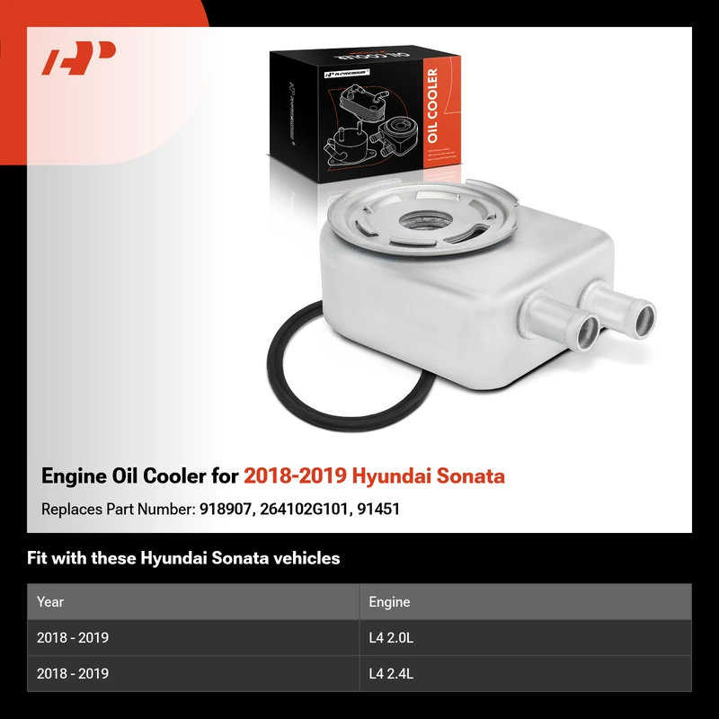 Engine Oil Cooler for 2018-2019 Hyundai Sonata