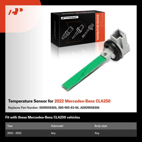 Temperature Sensor for 2022 Mercedes-Benz CLA250