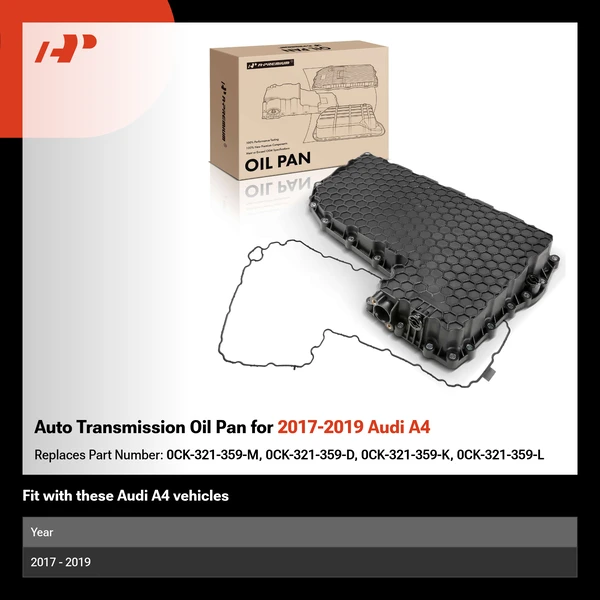 Auto Transmission Oil Pan for 2017-2019 Audi A4