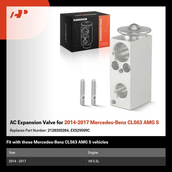 AC Expansion Valve for 2014-2017 Mercedes-Benz CLS63 AMG S