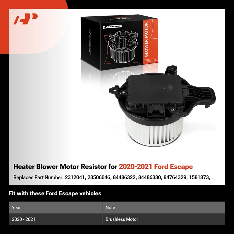 Heater Blower Motor Resistor for 2020-2021 Ford Escape