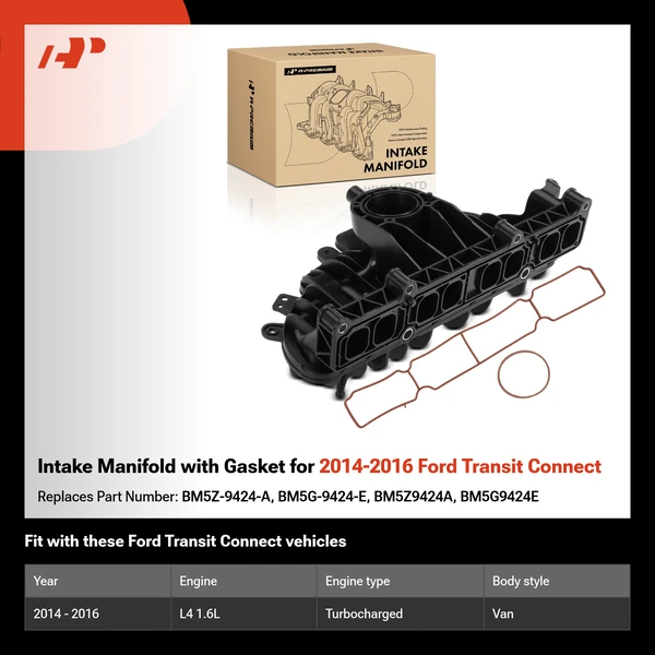 Intake Manifold with Gasket for 2014-2016 Ford Transit Connect