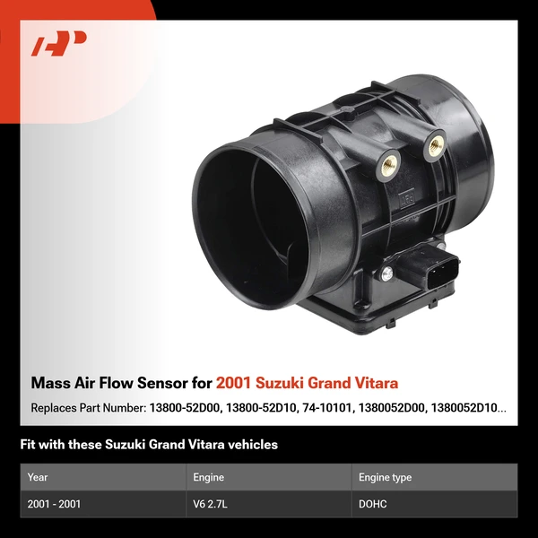 Mass Air Flow Sensor for 2001 Suzuki Grand Vitara