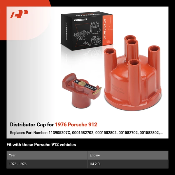 Distributor Cap for 1976 Porsche 912
