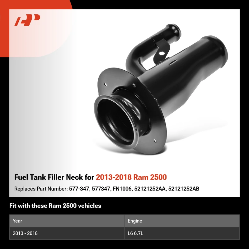 Fuel Tank Filler Neck for 2013-2018 Ram 2500