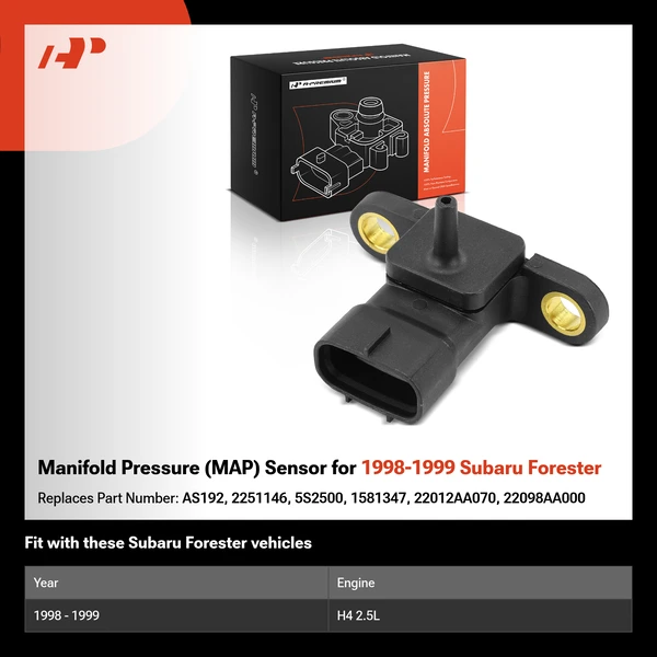 Manifold Pressure (MAP) Sensor for 1998-1999 Subaru Forester