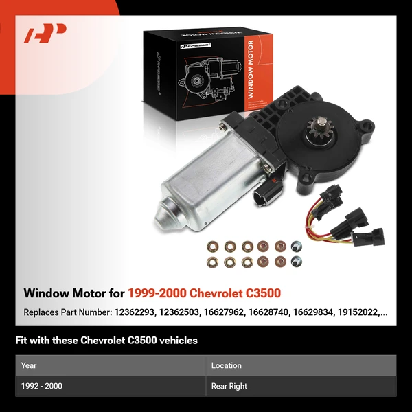 Window Motor for 1999-2000 Chevrolet C3500
