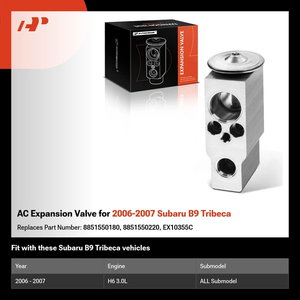 AC Expansion Valve for 2006-2007 Subaru B9 Tribeca