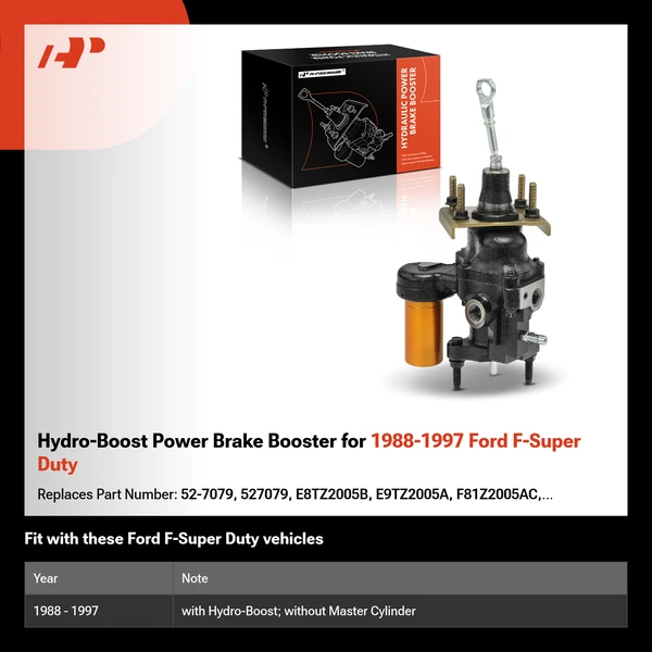 Hydro-Boost Power Brake Booster for 1988-1997 Ford F-Super Duty