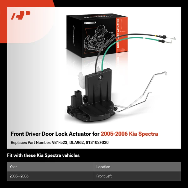 Front Driver Door Lock Actuator for 2005-2006 Kia Spectra
