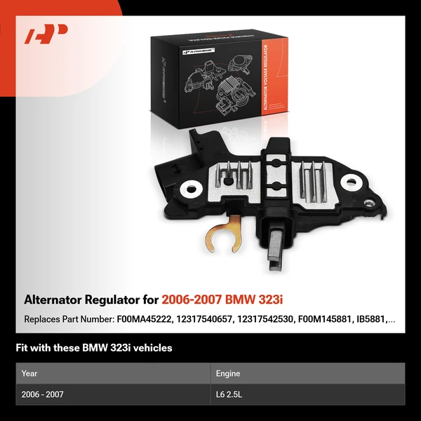 Alternator Regulator for 2006-2007 BMW 323i