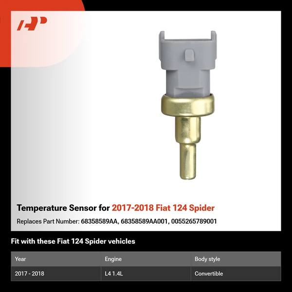 Temperature Sensor for 2017-2018 Fiat 124 Spider