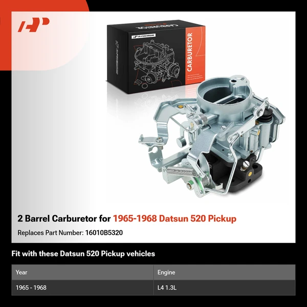 2 Barrel Carburetor for 1965-1968 Datsun 520 Pickup