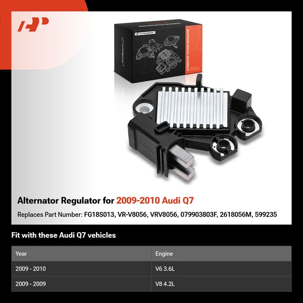 Alternator Regulator for 2009-2010 Audi Q7