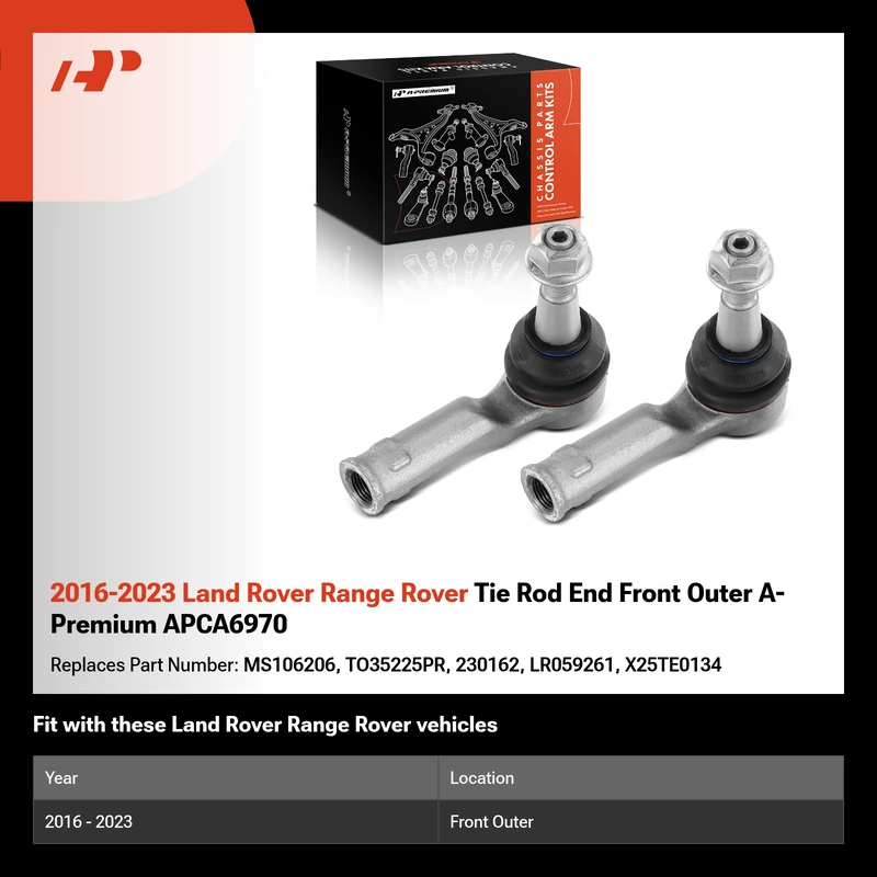 2016-2023 Land Rover Range Rover Tie Rod End Front Outer A-Premium APCA6970