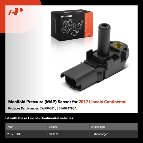 Manifold Pressure (MAP) Sensor for 2017 Lincoln Continental