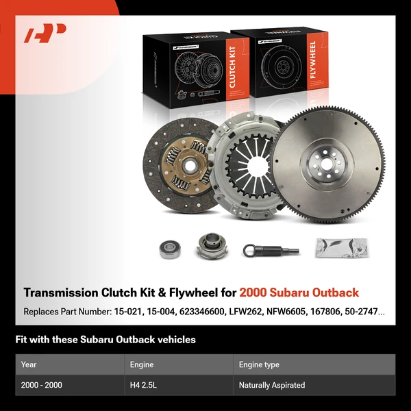 Transmission Clutch Kit & Flywheel for 2000 Subaru Outback