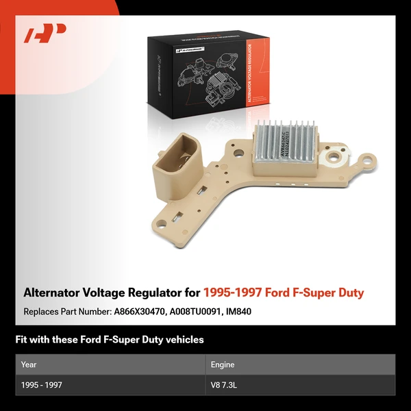 Alternator Voltage Regulator for 1995-1997 Ford F-Super Duty