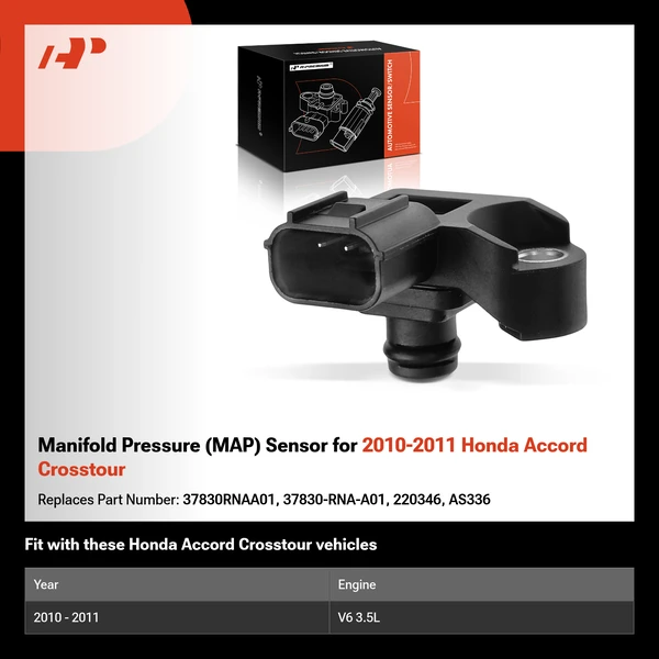 Manifold Pressure (MAP) Sensor for 2010-2011 Honda Accord Crosstour