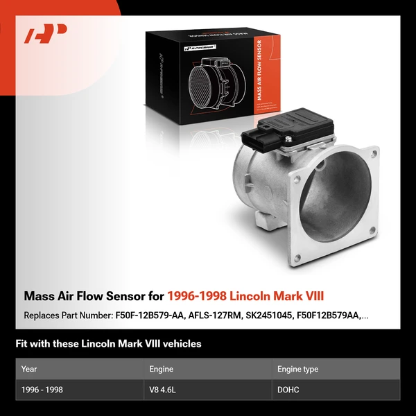 Mass Air Flow Sensor for 1996-1998 Lincoln Mark VIII