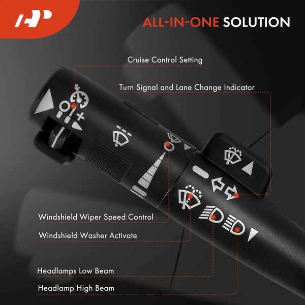 Turn Signal Switch with Cruise Control for Chevy C4500 Kodiak GMC Savana 1500