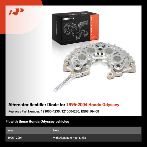 Alternator Rectifier Diode for 1996-2004 Honda Odyssey