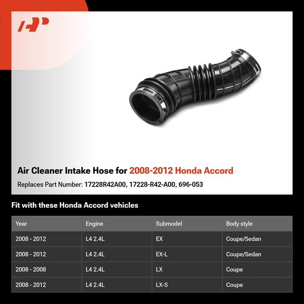 Air Cleaner Intake Hose for 2008-2012 Honda Accord