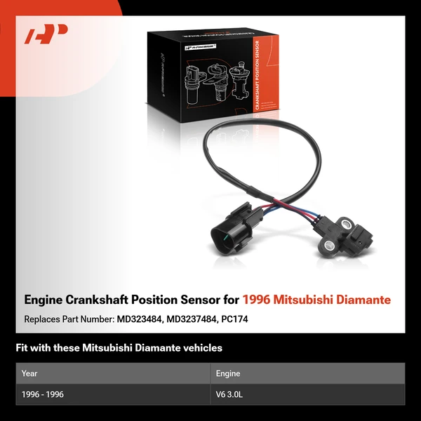 Engine Crankshaft Position Sensor for 1996 Mitsubishi Diamante