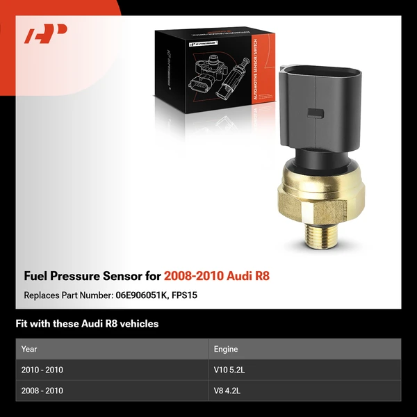 Fuel Pressure Sensor for 2008-2010 Audi R8