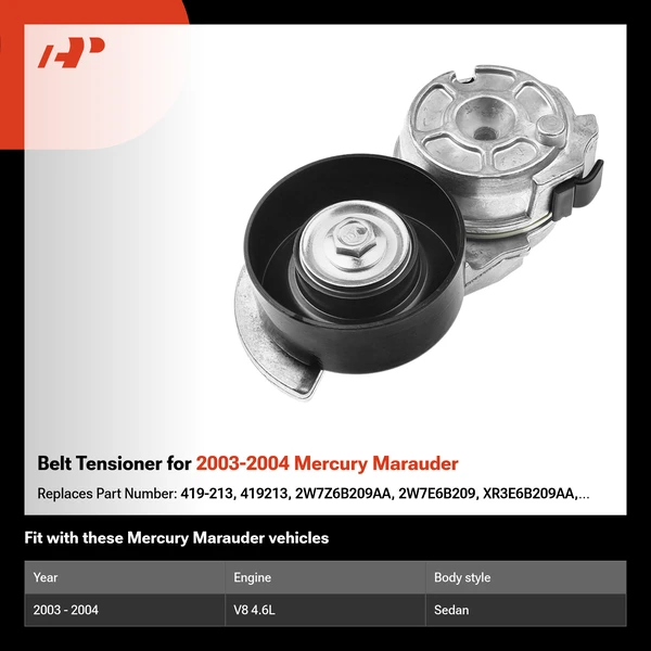 Belt Tensioner for 2003-2004 Mercury Marauder