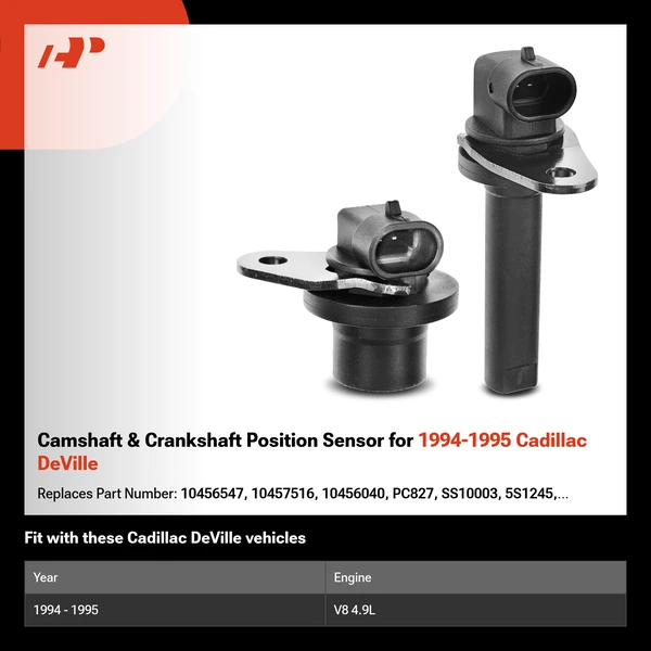 Camshaft & Crankshaft Position Sensor for 1994-1995 Cadillac DeVille