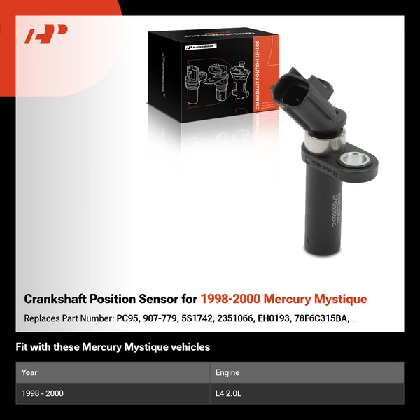 Crankshaft Position Sensor for 1998-2000 Mercury Mystique