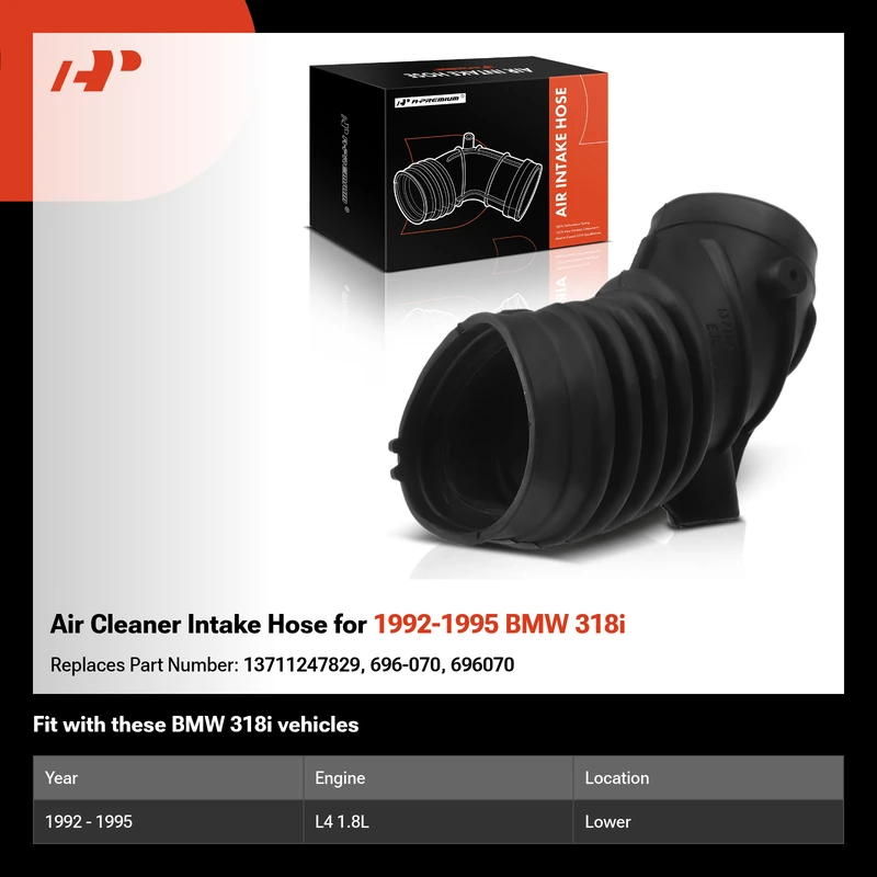Air Cleaner Intake Hose for 1992-1995 BMW 318i