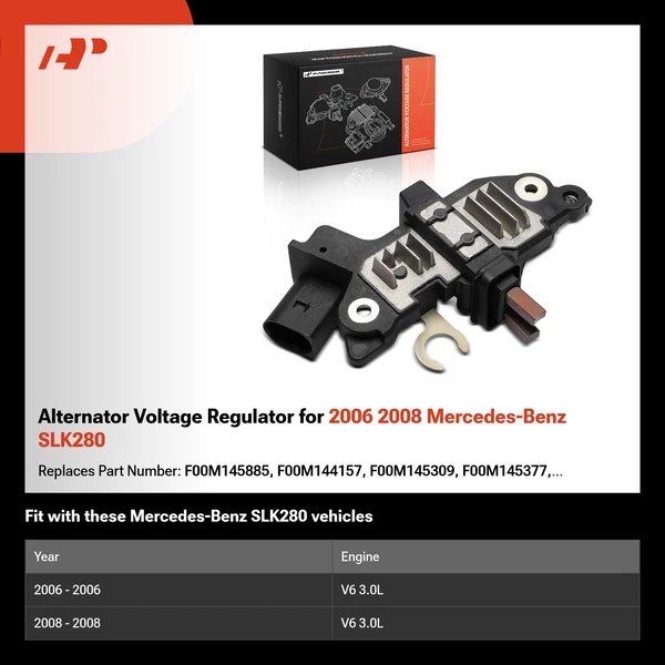 Alternator Voltage Regulator for 2006 2008 Mercedes-Benz SLK280