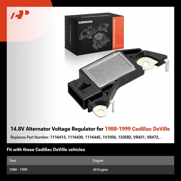 14.8V Alternator Voltage Regulator for 1988-1999 Cadillac DeVille
