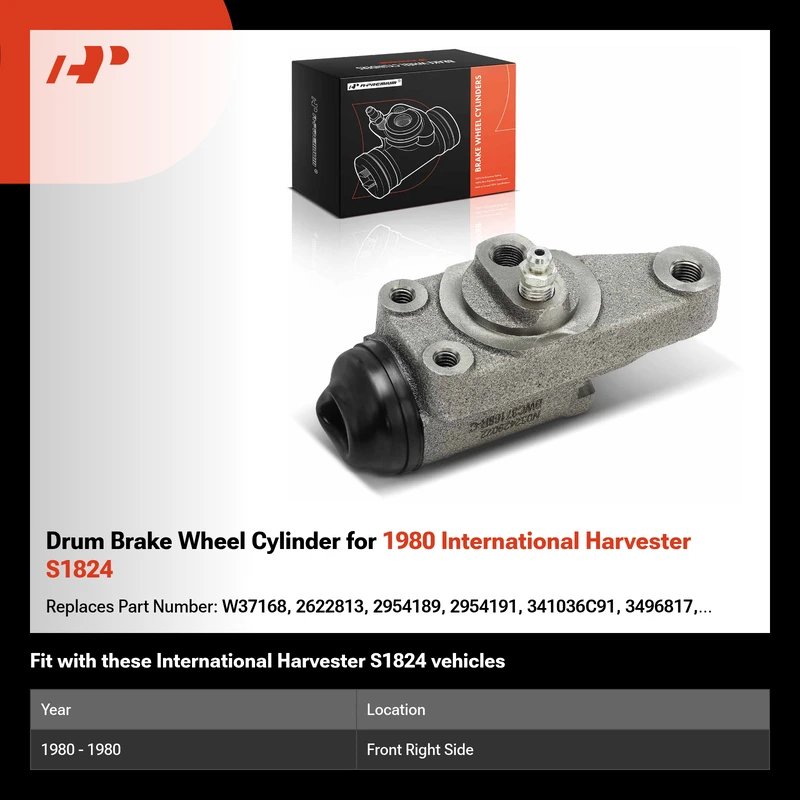 Drum Brake Wheel Cylinder for 1980 International Harvester S1824