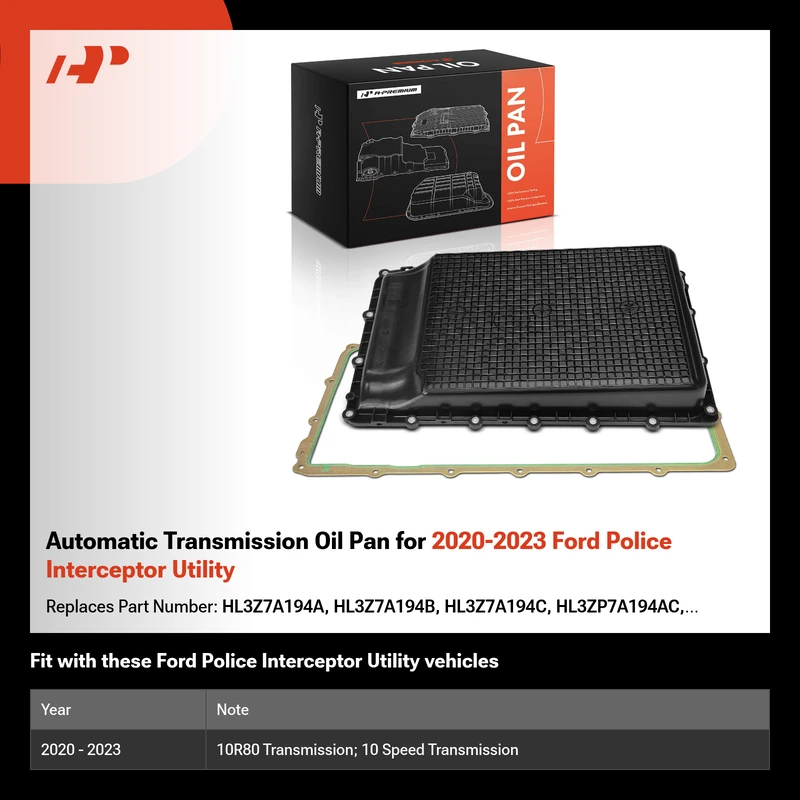 Automatic Transmission Oil Pan for 2020-2023 Ford Police Interceptor Utility