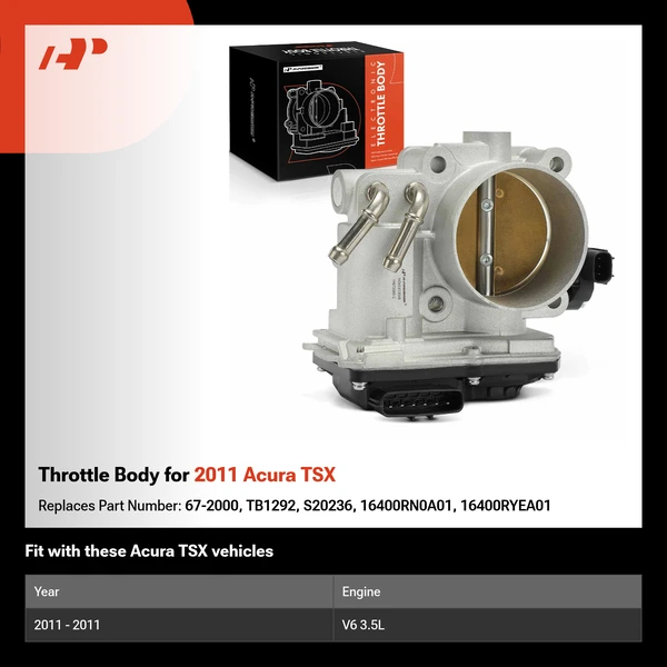Throttle Body for 2011 Acura TSX