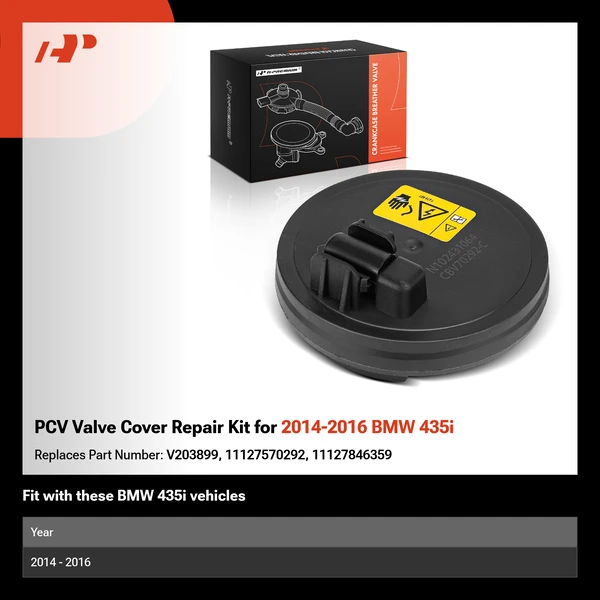 PCV Valve Cover Repair Kit for 2014-2016 BMW 435i
